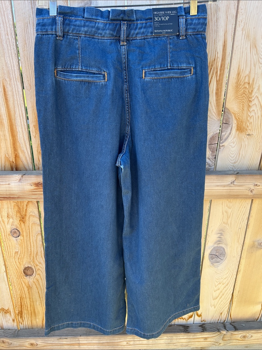 Banana Republic High-Rise Wide Leg Jeans - Picture 3 of 9